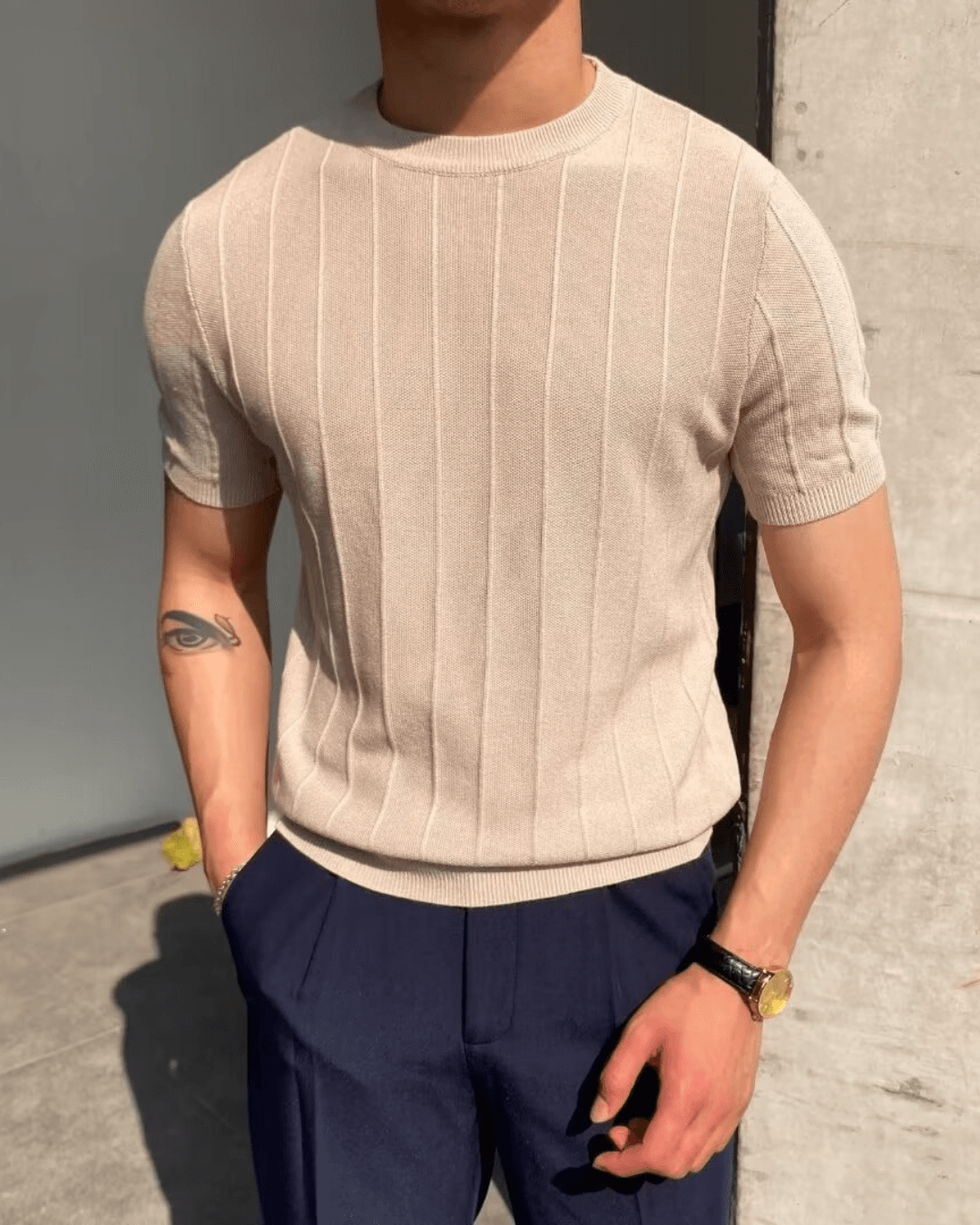 Cannes Ribbed T-Shirt