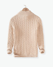 Claudio Cable Knit Quarter-Zip