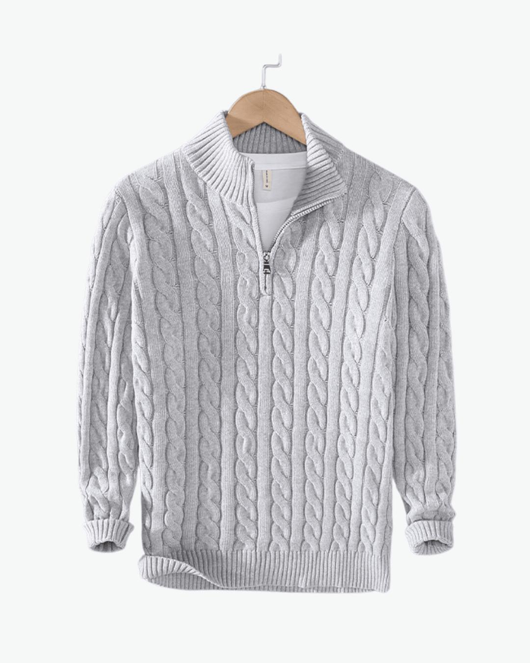 Claudio Cable Knit Quarter-Zip