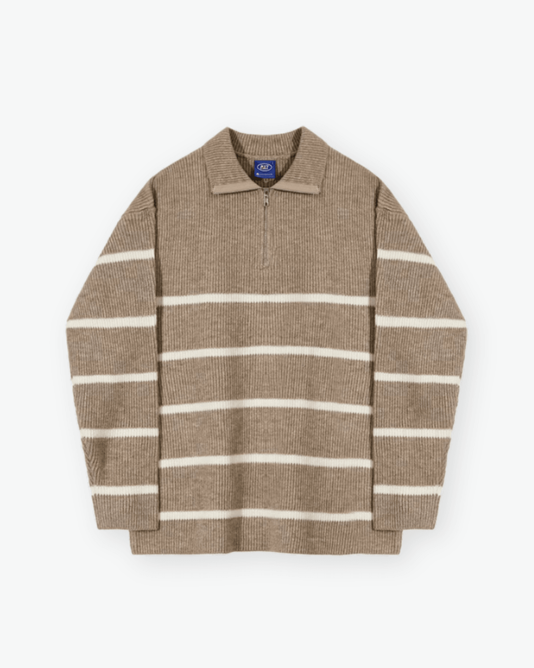 Elio Striped Half Zip