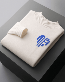 100% Cashmere Heart Sweater