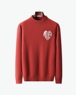 100% Cashmere Heart Sweater