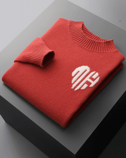 100% Cashmere Heart Sweater